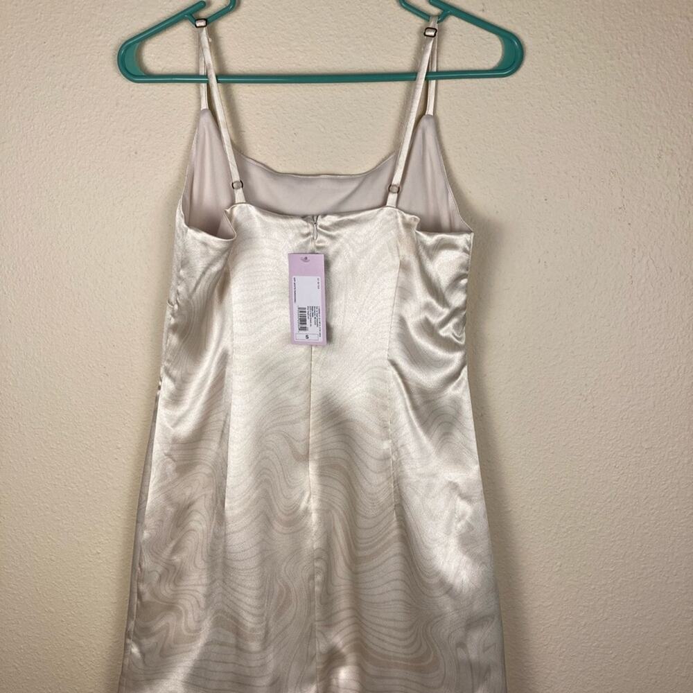 Wild Fable Woman’s Sundress Size Large Off White Swirly Print Lined - Picture 5 of 6